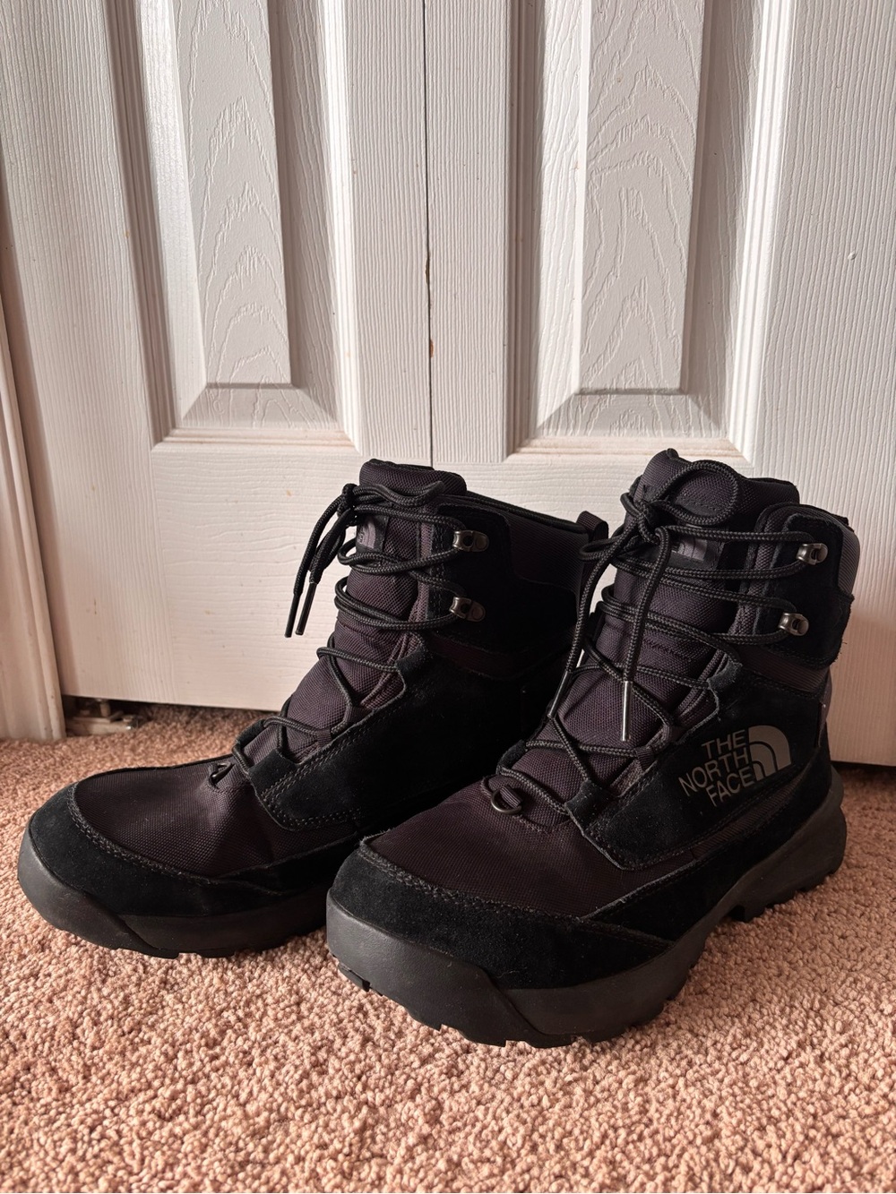 The North Face Black Lace-Up Insulated Trail Boots